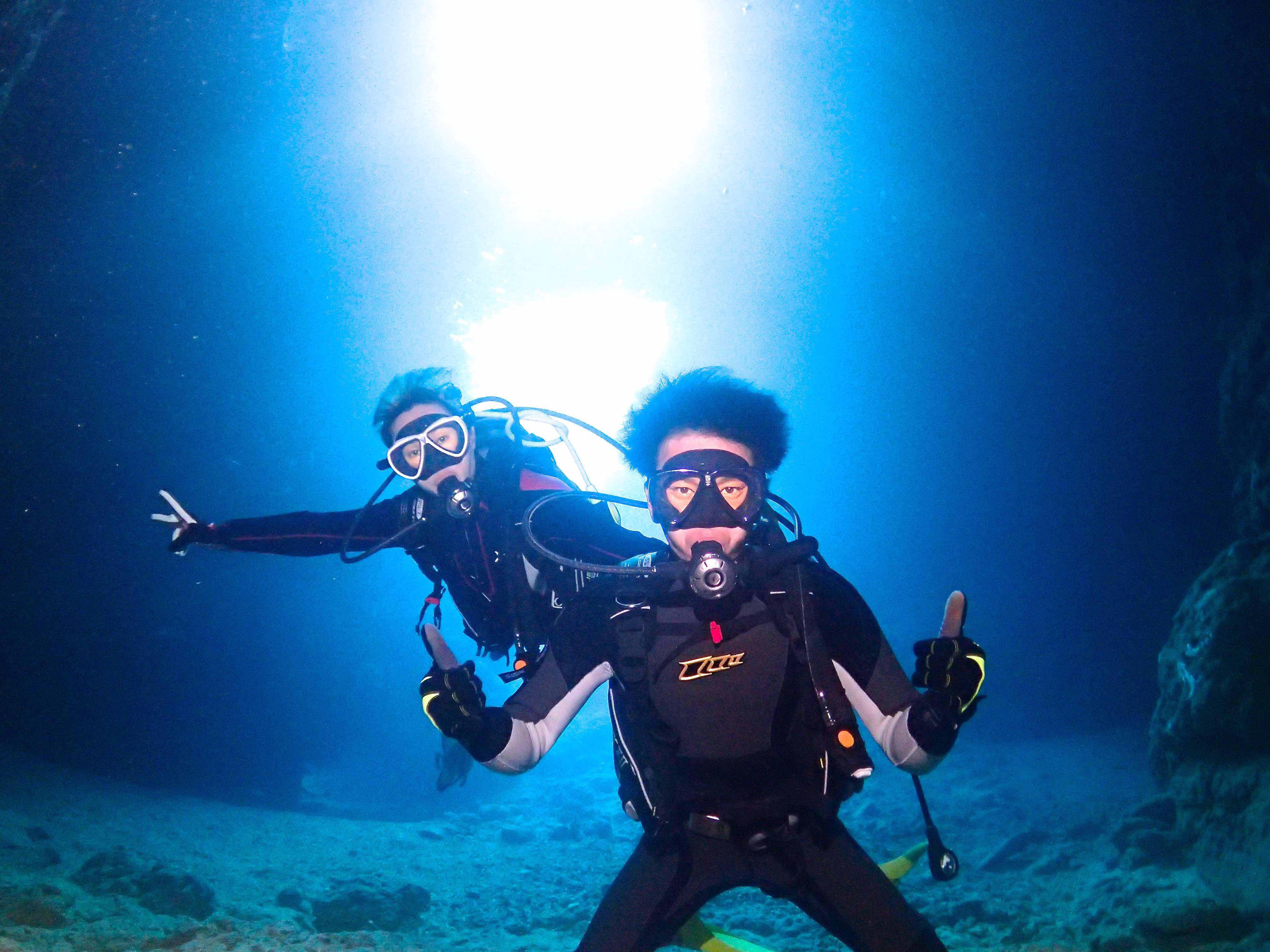 The Blue Cave Experience diving plan